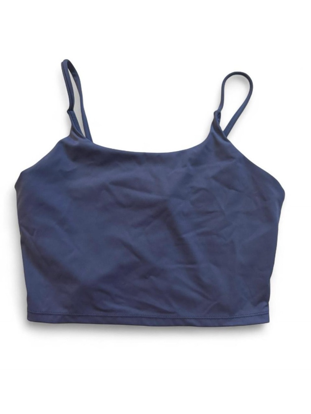 Blue Active Crop Top